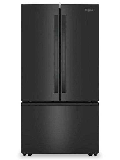 Tourbillon 36 30,5 Cu. Fort. Réfrigérateur à portes françaises avec distributeur d'eau intérieur - Noir - WRFF3336SB | Réfrigérateur Whirlpool de 36 po et de 30,5 pi³ à portes françaises avec distributeur d'eau interne - noir - WRFF3336SB | WRFF333B