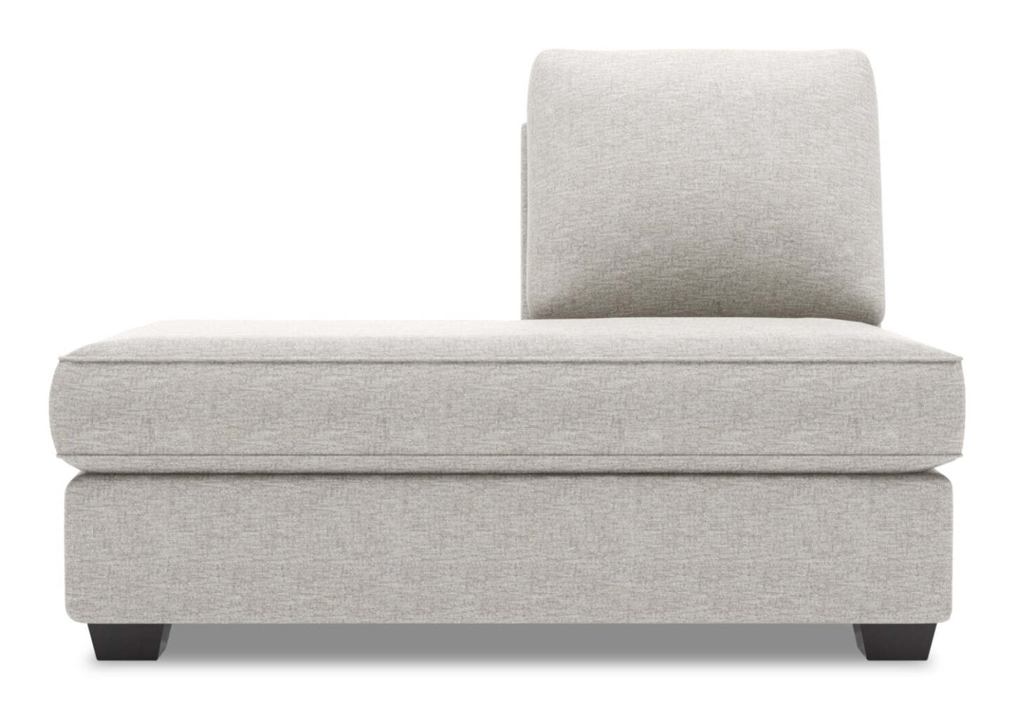 Canapé Lab Roll LAF Chaise Return - Argent de luxe | Rallonge pour fauteuil long de gauche Roll de la collection Sofa Lab - Argent de luxe | RO272793