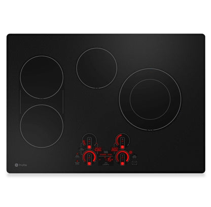 Profile 30 4-Element Electric Cooktop - Black - PEP7030DTBB | Surface de cuisson électrique Profile de 30 po à 4 éléments - noire - PEP7030DTBB