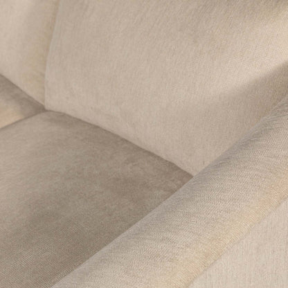 Canapé sectionnel Envy 3 pièces en tissu chenille - Beige amande | Canapé sectionnel Envy 3 pièces en tissu chenille - beige amande