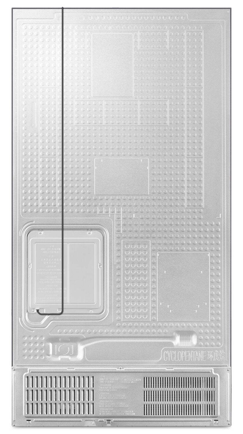 Réfrigérateur Samsung de 20,5 pi3 et 36 po de profondeur comptoir à compartiments juxtaposés avec technologie SpaceMax - RS20DG4000M9AA | Samsung 36 20.5 Cu. Ft. Counter-Depth Side by Side Refrigerator with SpaceMax Technology - RS20DG4000M9AA