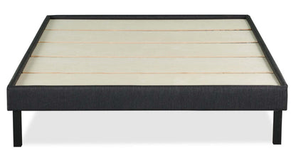 Base à plateforme complète Breeze - Noir | Base plateforme Breeze pour lit double - noir | BREZBBFU