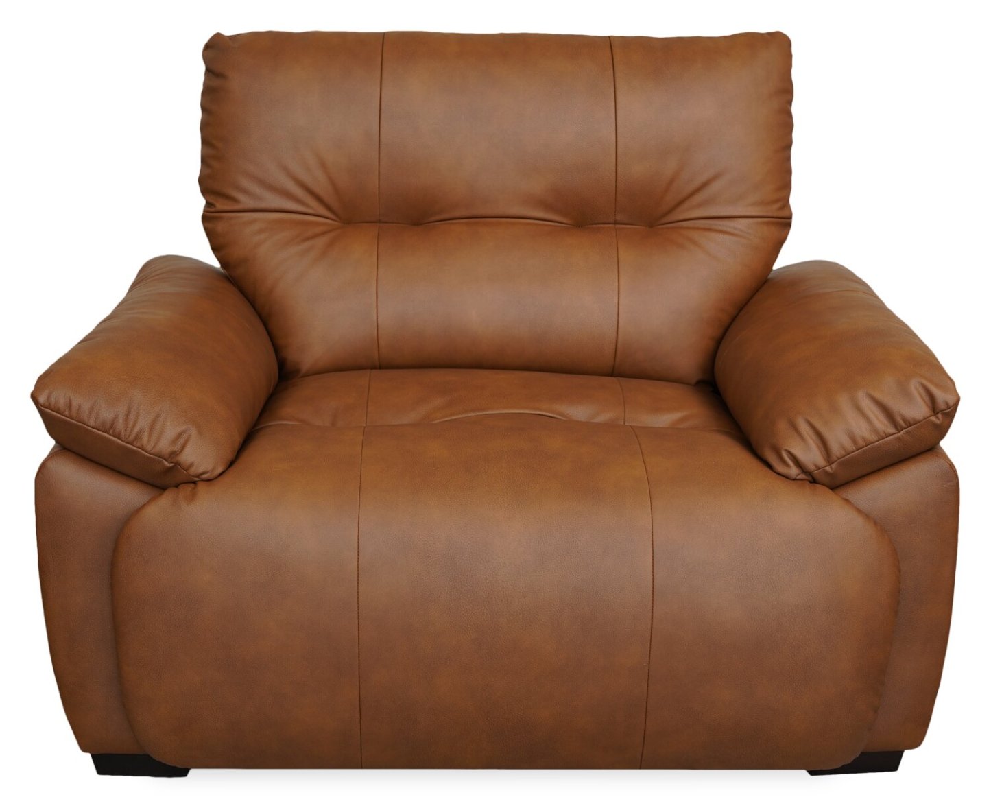 Bello 51.6 Leather-Look Fabric Power Reclining Chair - Brown | Fauteuil inclinable électrique Bello de 51,6 po en tissu aspect cuir - brun