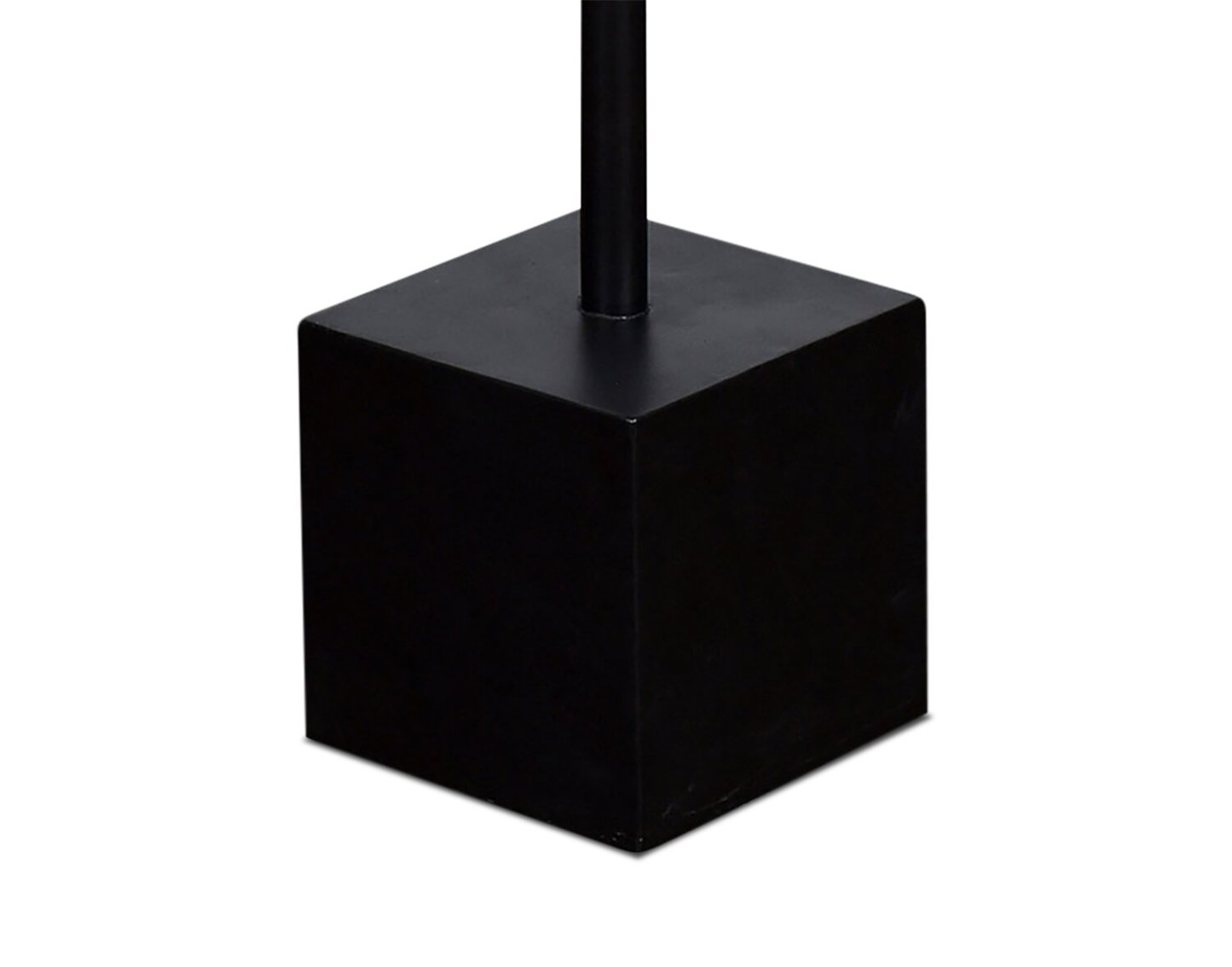 Sabrina 14 Accent Table - Black with White Marble Look Top|Table d'appoint Sabrina de 14 po - noire avec dessus en imitation de marbre blanc