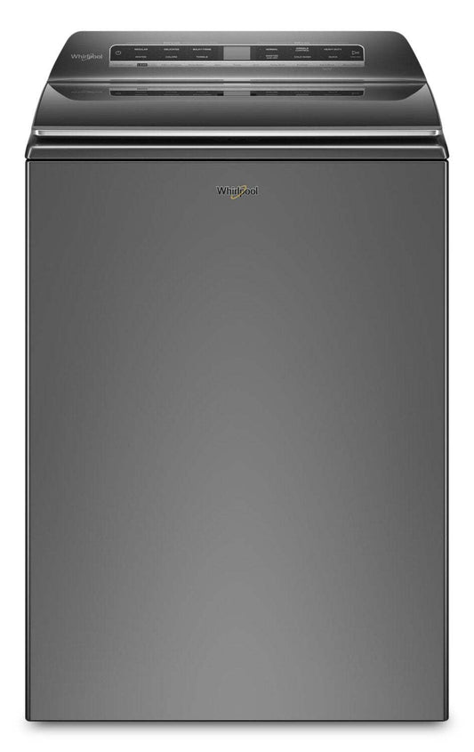 Laveuse intelligente Whirlpool à chargement par le haut de 6 pi³ - ombre chrome - WTW8127LC | Whirlpool 6.0 Cu. Ft. Smart Top-Load Washer - Chrome Shadow - WTW8127LC
