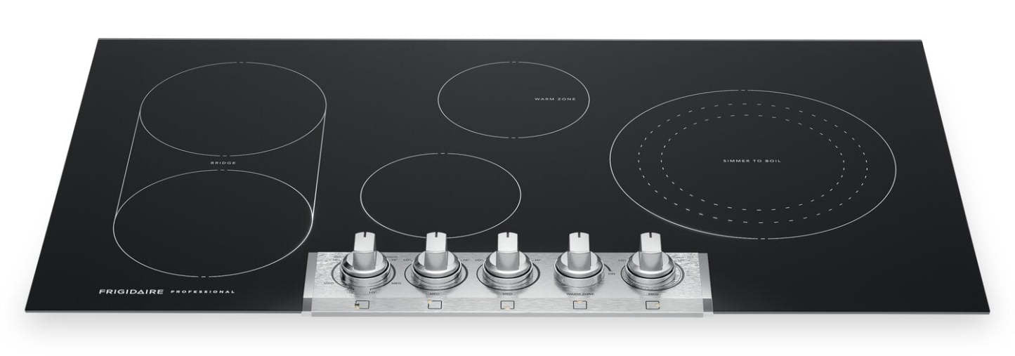 Frigidaire Professional 36 5-Element Electric Cooktop - Stainless Steel - PCCE3680AF | Surface de cuisson électrique Frigidaire Professional de 36 po à 5 éléments - acier inoxydable - PCCE3680AF | PCCE36AF