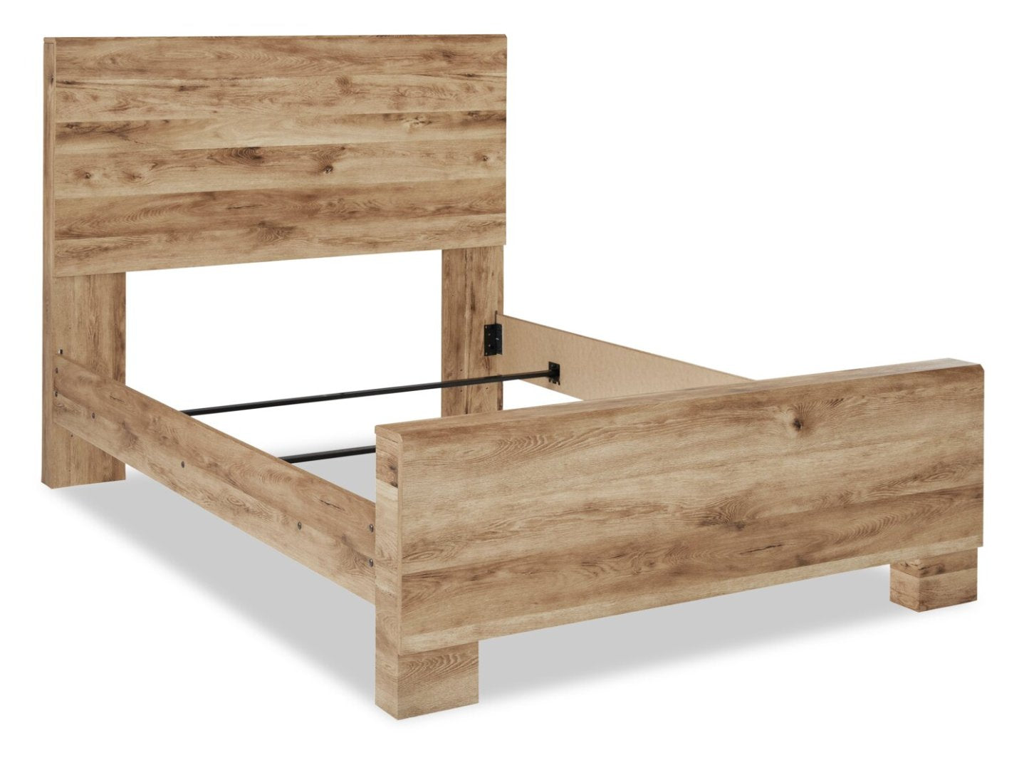 Tête de lit à panneau Derekson, Naturel - Pleine grandeur | Tête de lit à panneau Derekson, naturelle - format lit double