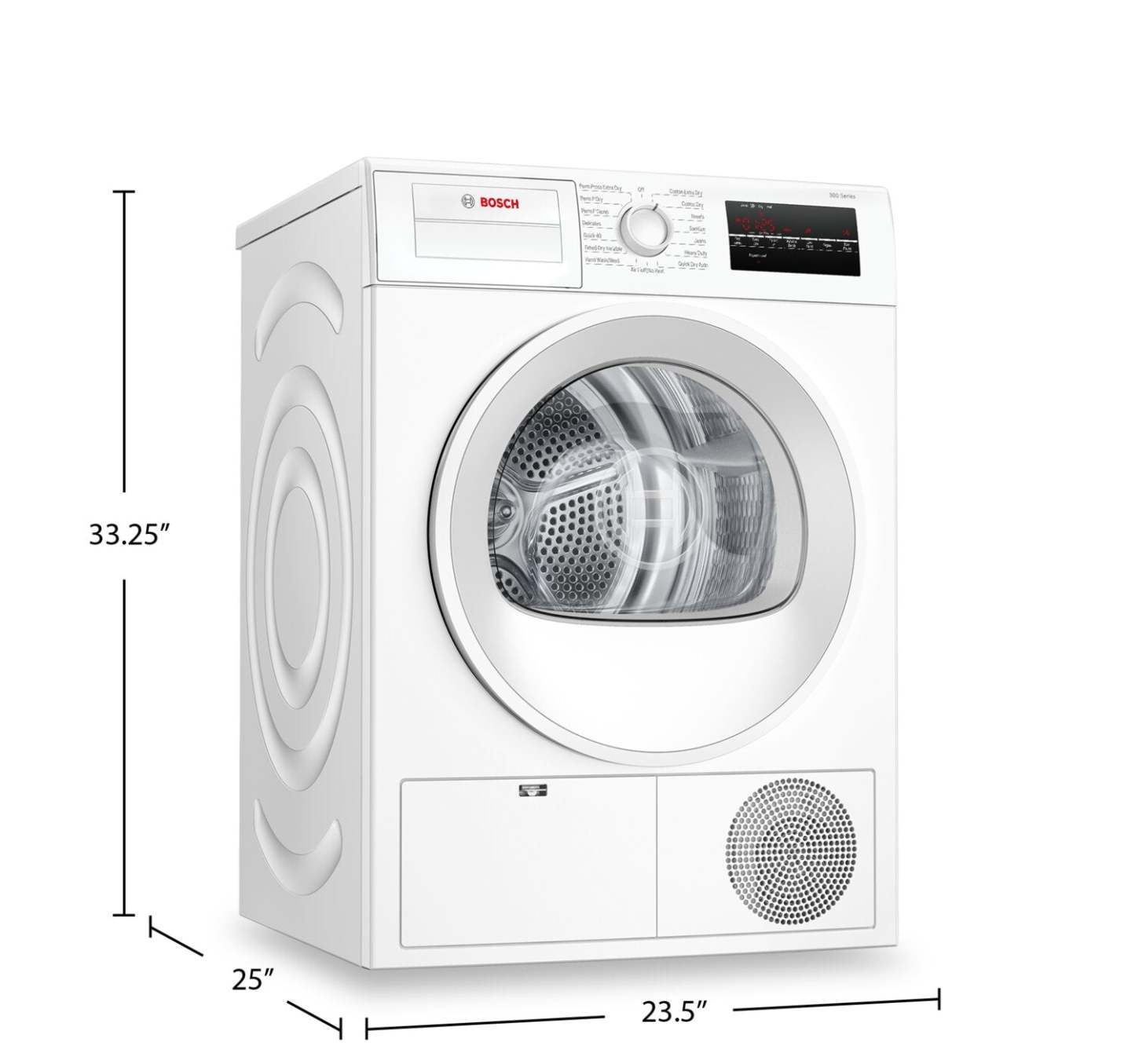 Bosch 300 Series 24 4 Cu. Ft. Compact Condensation Dryer - WPA12100UC | Sécheuse compacte Bosch 24 po de série 300 de 4 pi3 par condensation - WPA12100UC | WPA1210C