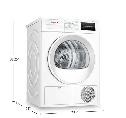 Bosch 300 Series 24 4 Cu. Ft. Compact Condensation Dryer - WPA12100UC | Sécheuse compacte Bosch 24 po de série 300 de 4 pi3 par condensation - WPA12100UC | WPA1210C
