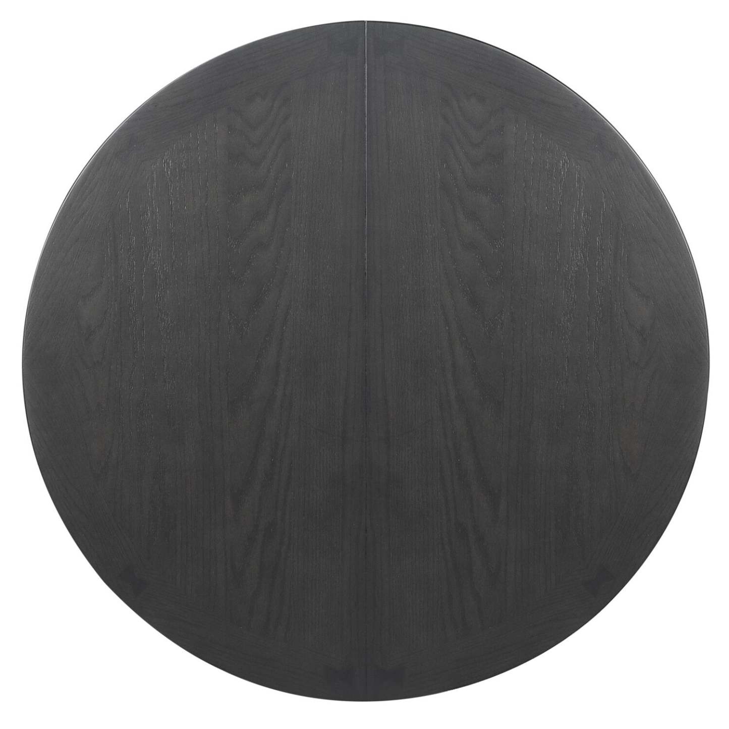 Table de salle à manger Dena avec extension 42-60 W, ronde - Gris | Table de salle à manger ronde Dena de 42 po à 60 po (L) avec rallonge - grise