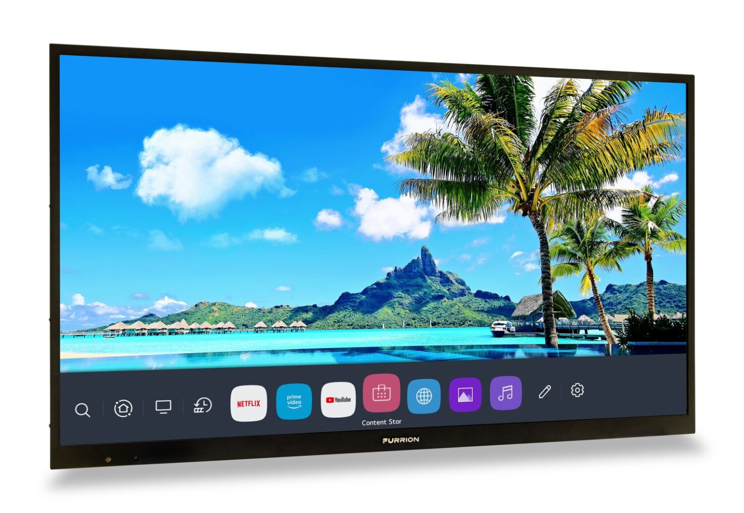 Furrion Aurora® 75 Full Sun LED 4K UHD HDR10 IP54 Weatherproof Outdoor 60Hz Smart TV (FDUN75CSA-CA) | Téléviseur intelligent DEL Furrion AuroraMD de série Full Sun UHD 4K de 75 po à 60 Hz pour l’extérieur avec HDR10 et rés…
