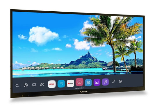 Furrion Aurora® 75 Full Sun LED 4K UHD HDR10 IP54 Weatherproof Outdoor 60Hz Smart TV (FDUN75CSA-CA) | Téléviseur intelligent DEL Furrion AuroraMD de série Full Sun UHD 4K de 75 po à 60 Hz pour l’extérieur avec HDR10 et rés…