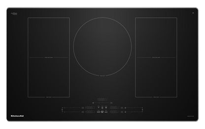 Table de cuisson à induction KitchenAid 36 à 5 éléments - Acier inoxydable - KCIT736SSS | Plaque de cuisson à induction KitchenAid de 36 pouces à 5 éléments - acier inoxydable - KCIT736SSS
