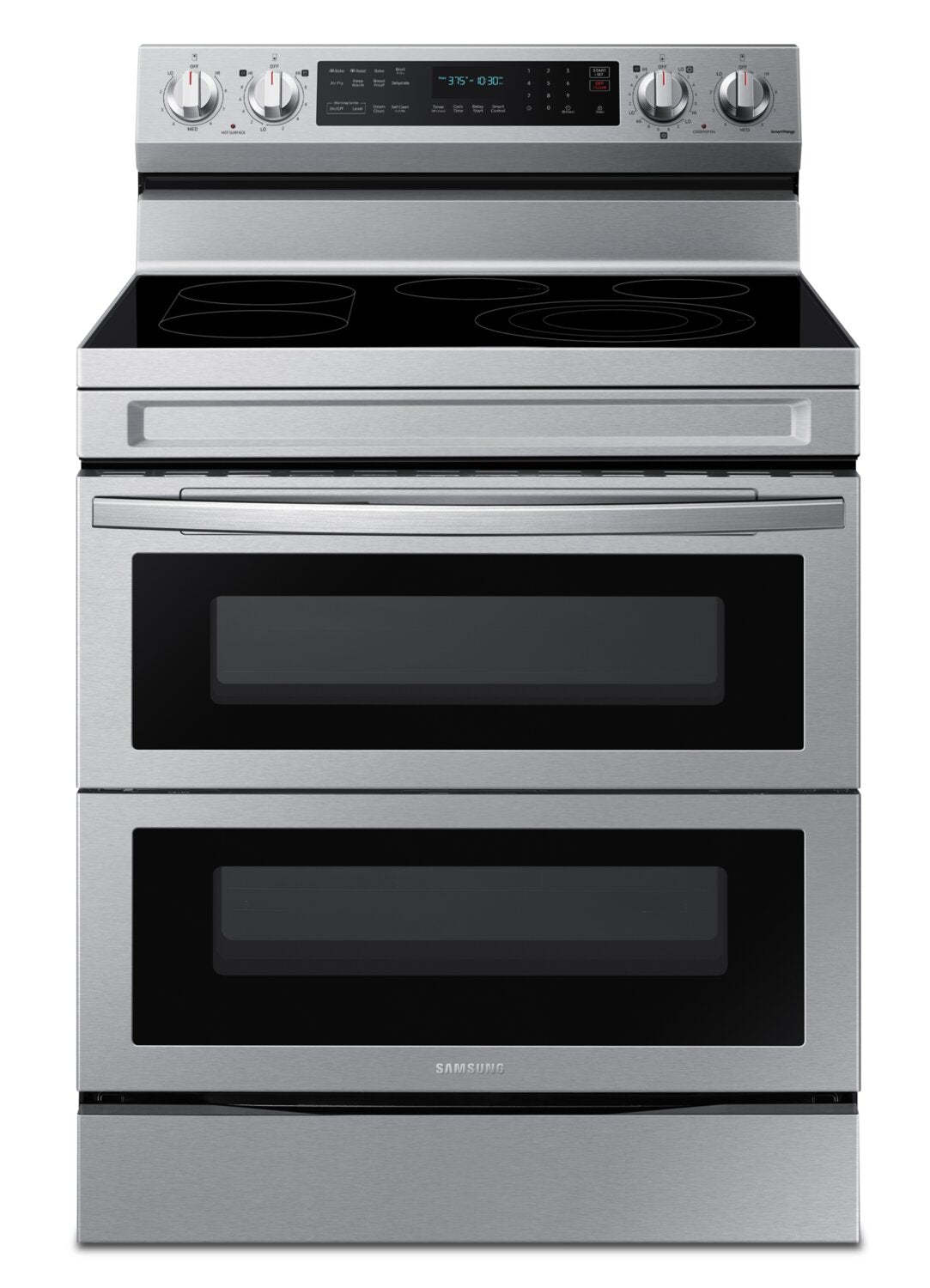Cuisinière électrique intelligente amovible Samsung de 6,3 pi³ avec friture à air - acier inoxydable - NE63A6751SS/…