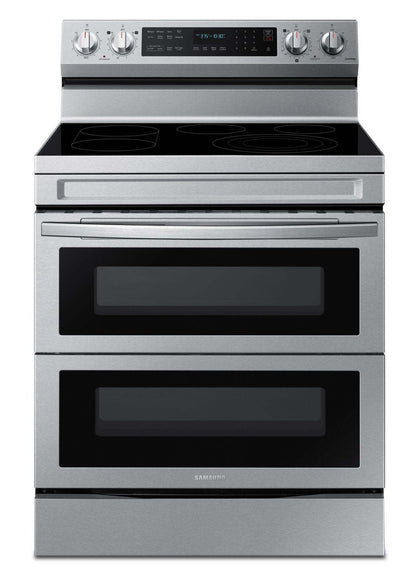 Cuisinière électrique intelligente amovible Samsung de 6,3 pi³ avec friture à air - acier inoxydable - NE63A6751SS/…