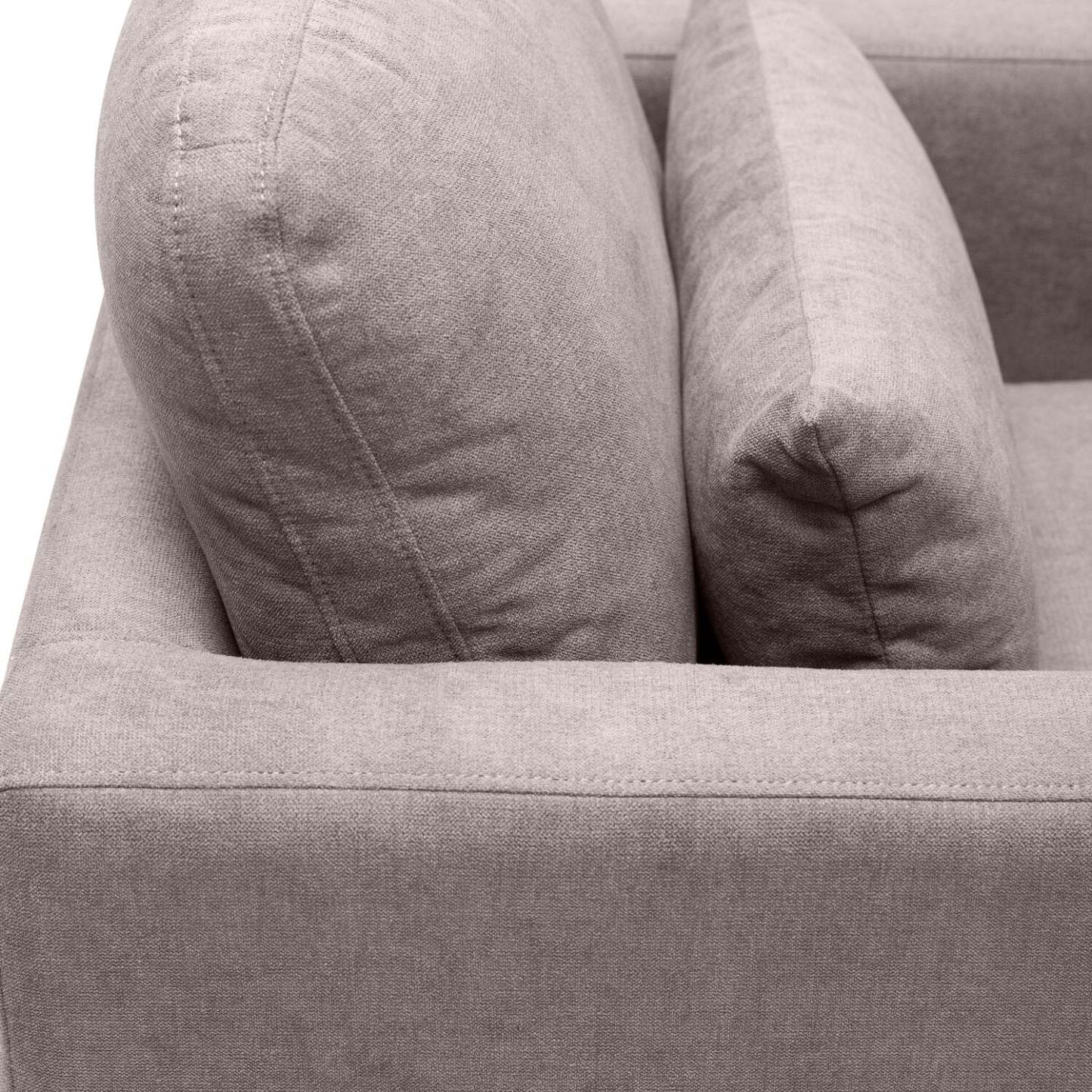 Chaise Kortlyn 33 en tissu d'apparence lin - Gris | Fauteuil Kortlyn de 33 po en tissu d'apparence lin - gris