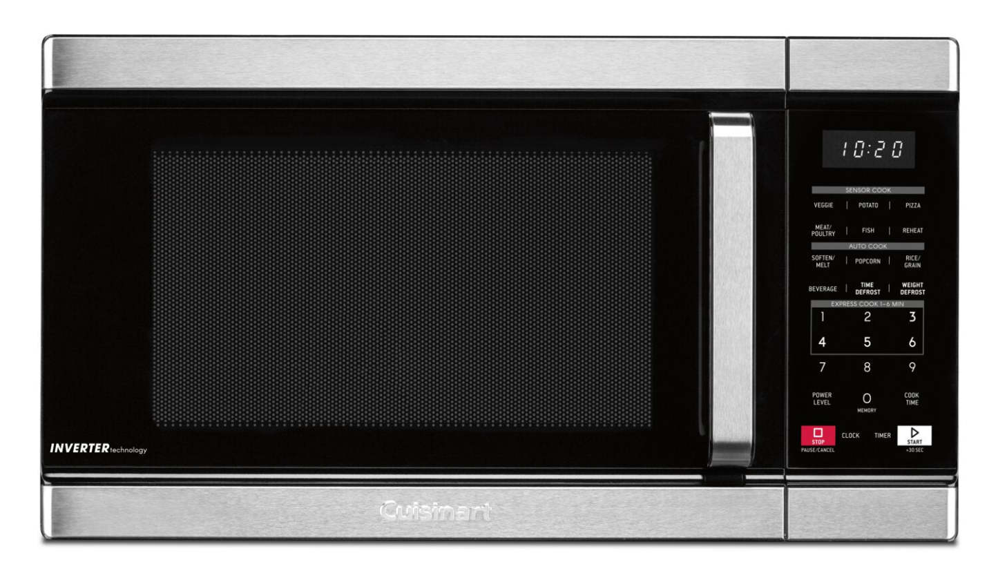 Cuisinart 1,1 Cu. Fort. Micro-ondes de comptoir de 1 000 W - CMW-110C | Quatre à micro-ondes de comptoir Cuisinart de 1,1 pi3 avec une puissance de 1 000 W - CMW-110C | CMW110CM