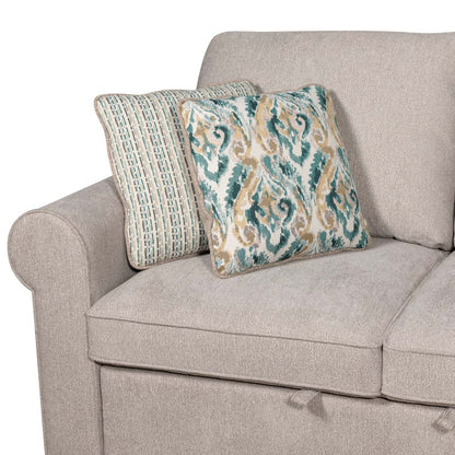 Scott Living Haven 3-Piece Chenille Fabric Sleeper Sectional - Grey | Sofa-lit sectionnel Haven de Scott Living 3 pièces en tissu de chenille - gris