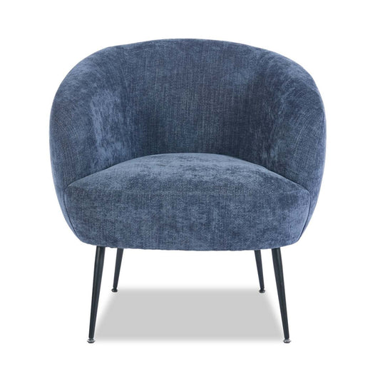 Fauteuil d'appoint en tissu bouclé Nova 28.7 - Bleu | Fauteuil d'appoint Nova de 28,7 po en tissu bouclé - bleu
