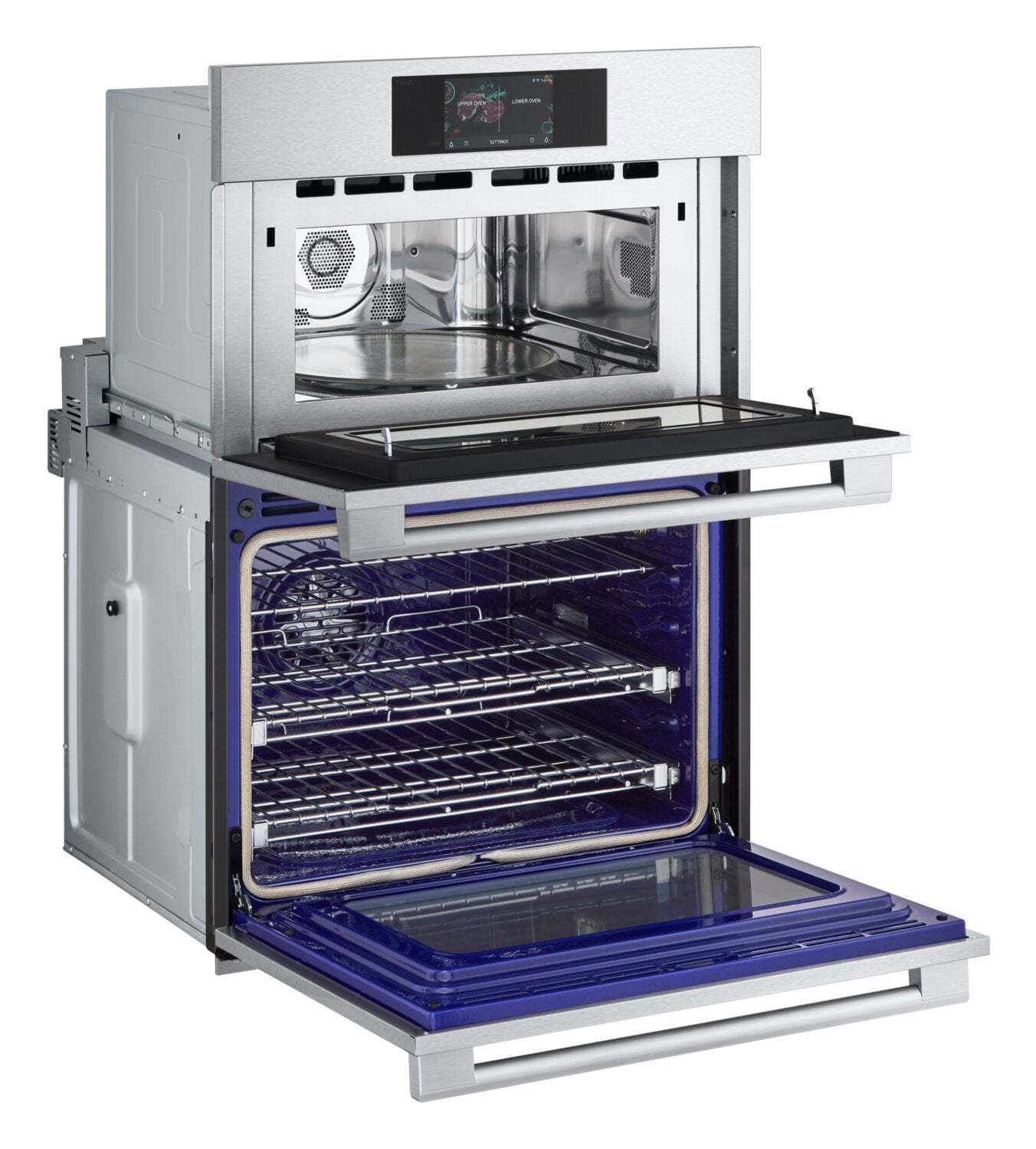 LG Studio 30 6,4 pi³ Four mural combiné avec convection véritable - Acier inoxydable résistant aux taches…