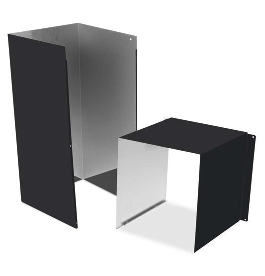 Extension de cache-conduit Café 12' en noir mat - CX12DC9SPDS | Extension de couvre-conduit Café noir mat de 12 pi - CX12DC9SPDS | CX12DC9D