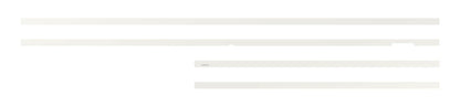 Cadre décoratif personnalisable pour téléviseur The Frame Pro de 65 po de Samsung - blanc moderne