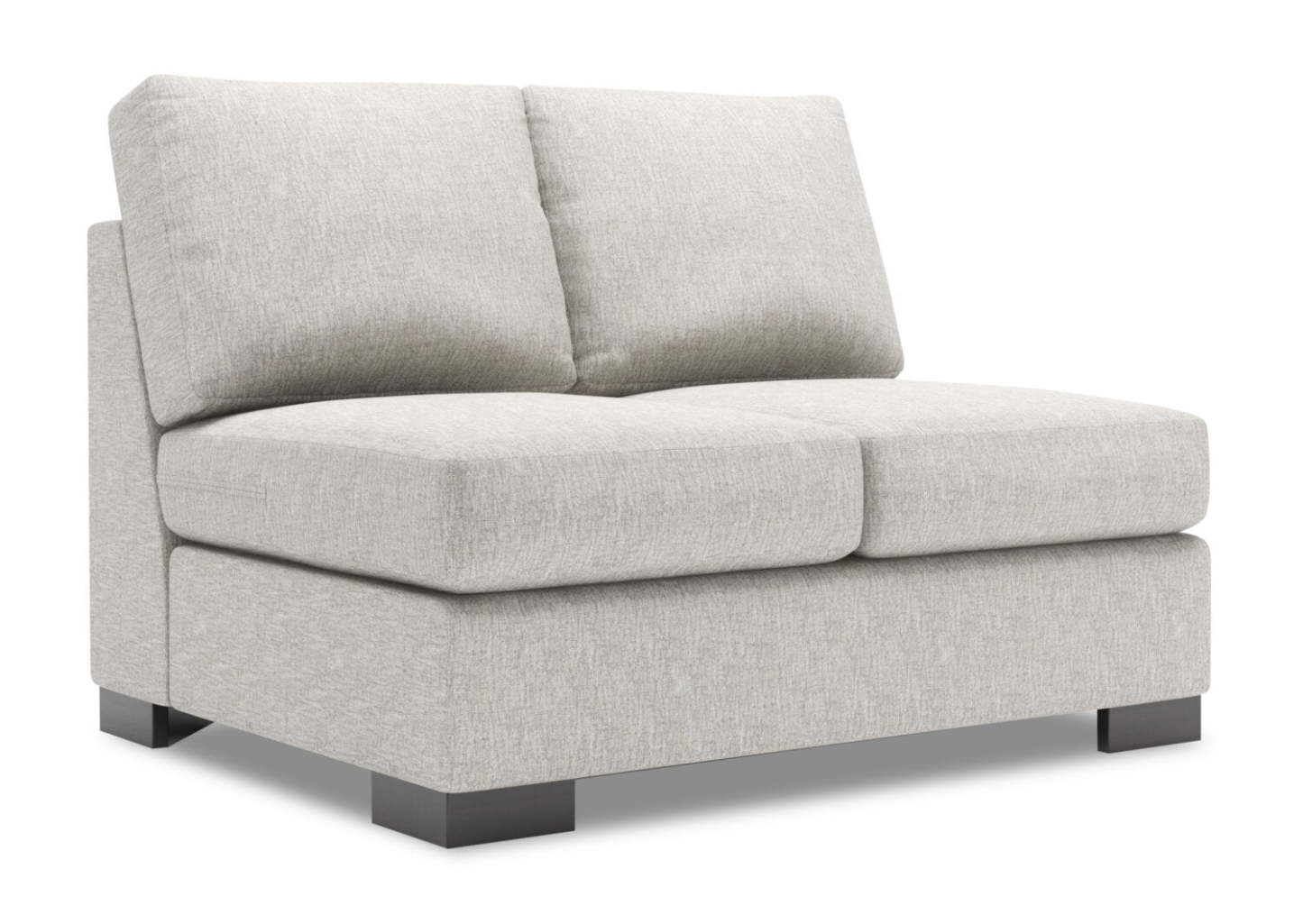 Sofa Lab Track Causeuse sans accoudoirs - Luxe Argent | Causeuse sans accoudoirs Track de la collection Sofa Lab - Luxe Argent | TR252793