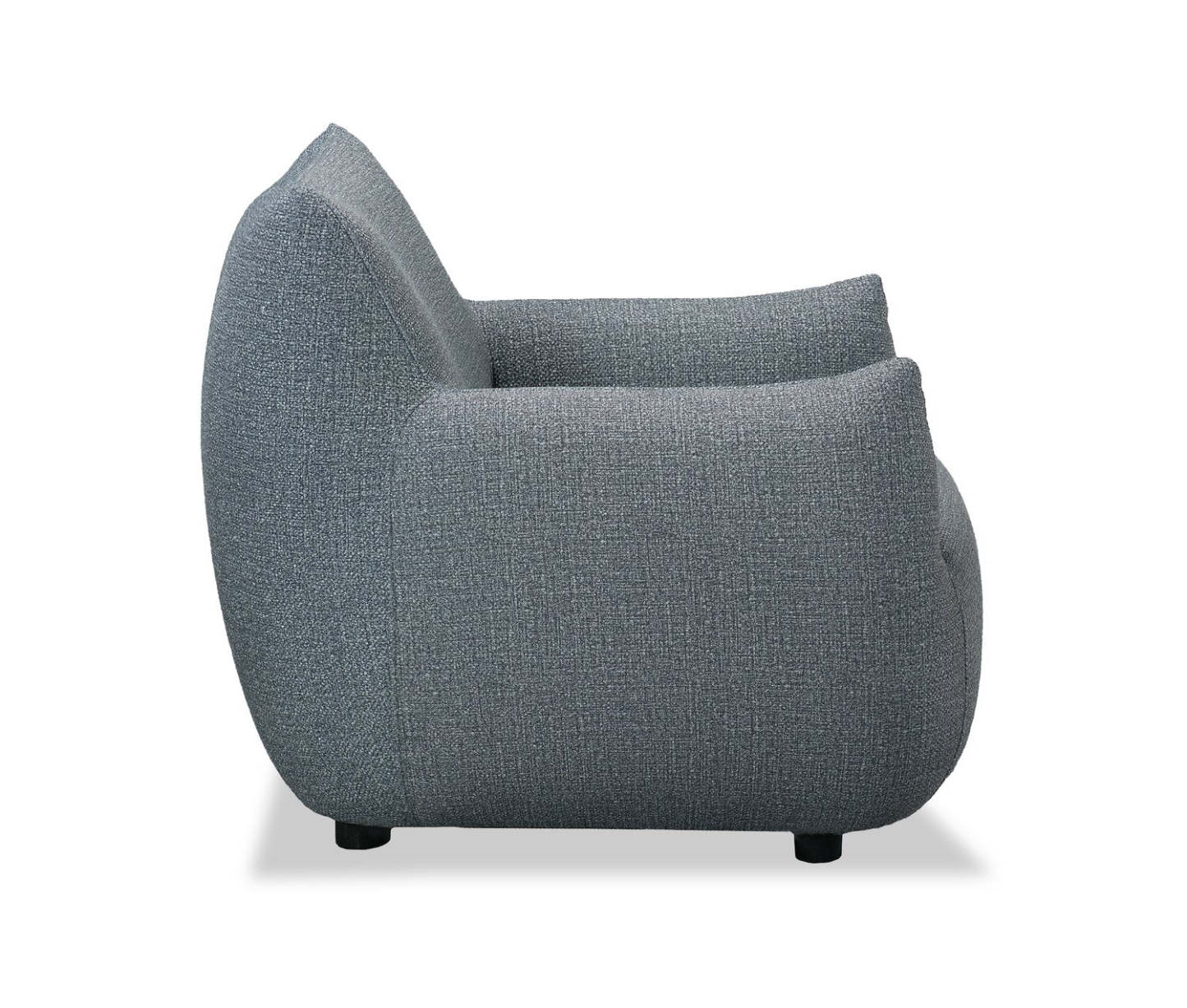 Luna 35.4 Fabric Accent Chair - Grey | Fauteuil d’appoint Luna 35,4 po en tissu - gris
