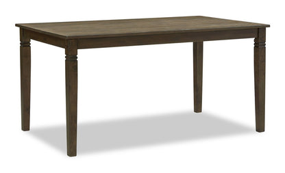Table de salle à manger Devon, bois, 60 W - Marron foncé | Table de salle à manger Devon de 60 po (L) en bois - brun foncé
