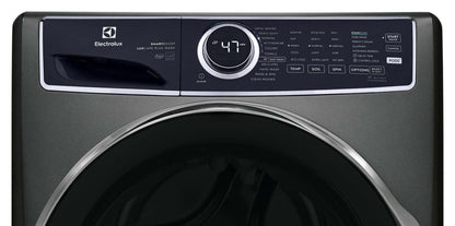 Electrolux 5.2 Cu. Ft. Front-Load Washer and 8 Cu. Ft. Gas Dryer - Titanium | Laveuse à chargement frontal de 5,2 pi³ et sécheuse à gaz de 8 pi³ - Titane | ELFL763G