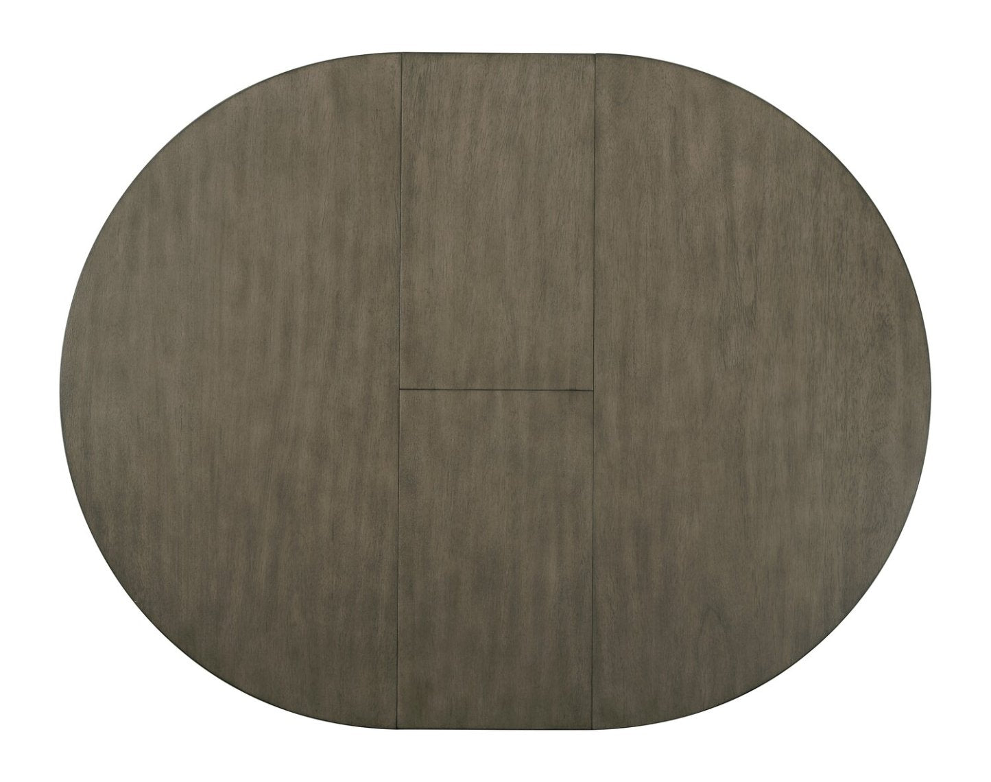 Table de salle à manger Brook avec rallonge 42-54 W, ronde - Blanc/Marron | Table de salle à manger ronde Brook de 42 po à 54 po (L) avec rallonge - blanche et brune