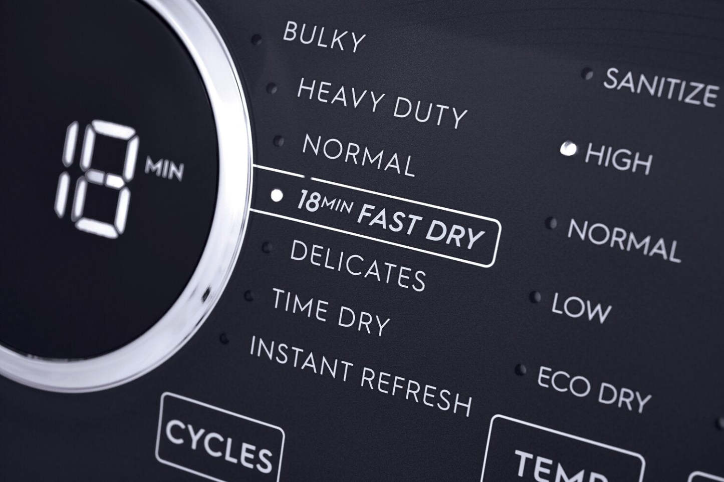 Sécheuse électrique Electrolux de 8 pi³ avec vapeur - blanche - superposable - ELFE743CAW | Electrolux 8 Cu. Ft. Electric Dryer with Steam - White - Stackable - ELFE743CAW