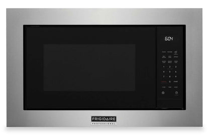 Frigidaire Professionnel 2,2 Cu. Fort. Micro-ondes encastrable - Acier inoxydable Smudge-Proof® - PMBS3080BF | Four à micro-ondes encastrable Frigidaire Professionnel de 2,2 pi3 - acier inoxydable Smudge-ProofMC - PMBS3080BF | PMBS30BF