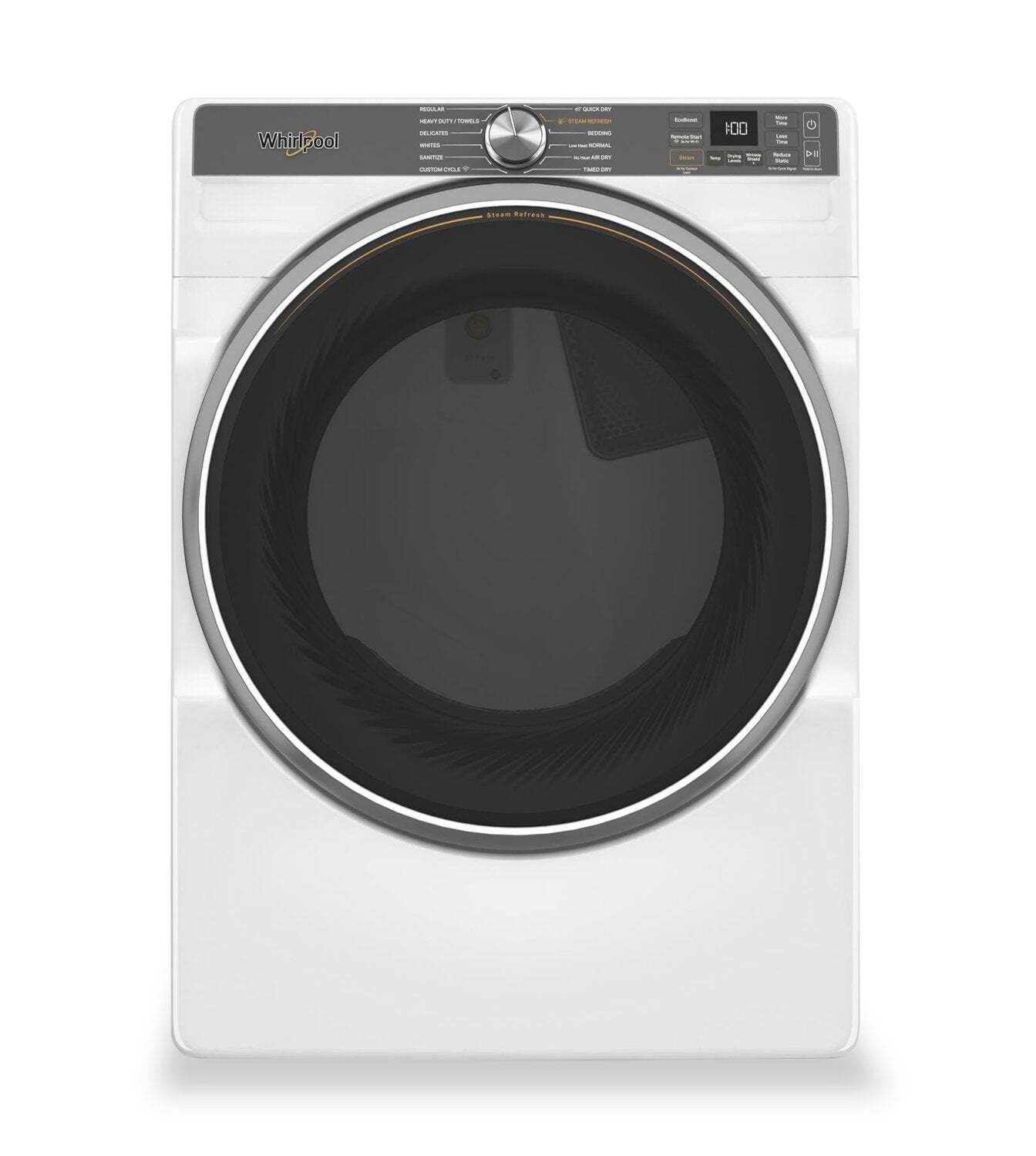 Whirlpool 7,4 pi³ Sécheuse électrique intelligente avec vapeur - YWED6720RW | Sécheuse électrique intelligente Whirlpool de 7,4 pi³ avec vapeur - YWED6720RW | YWED672W