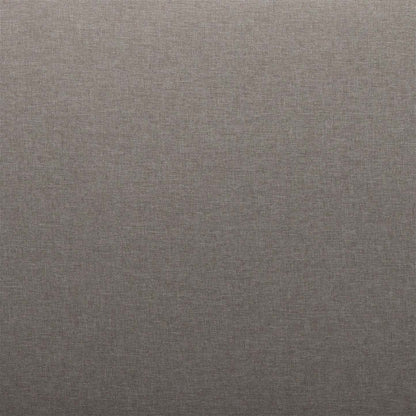 Chaise Novalee 35 en tissu d'apparence lin avec accoudoirs évasés et capitonnage de boutons - Taupe | Fauteuil Novalee de 35 po en tissu d'apparence lin avec accoudoirs évasés et capitonnage à boutons - taupe