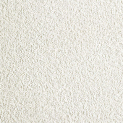 Maren 47.25 Banc courbé en tissu - Crème | Banc arrondi Maren de 47,25 po en tissu - crème