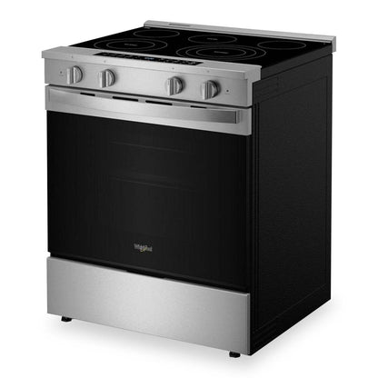 Cuisinière électrique Whirlpool de 5,3 pi3 avec friture à air et revêtement WipeCleanMC - acier inoxydable - YWSES7530RZ | Bain à remous 5,3 Cu. Fort. Cuisinière électrique avec revêtement Air Fry et WipeClean™ - Acier inoxydable - YWSES7530RZ | YWSES75Z