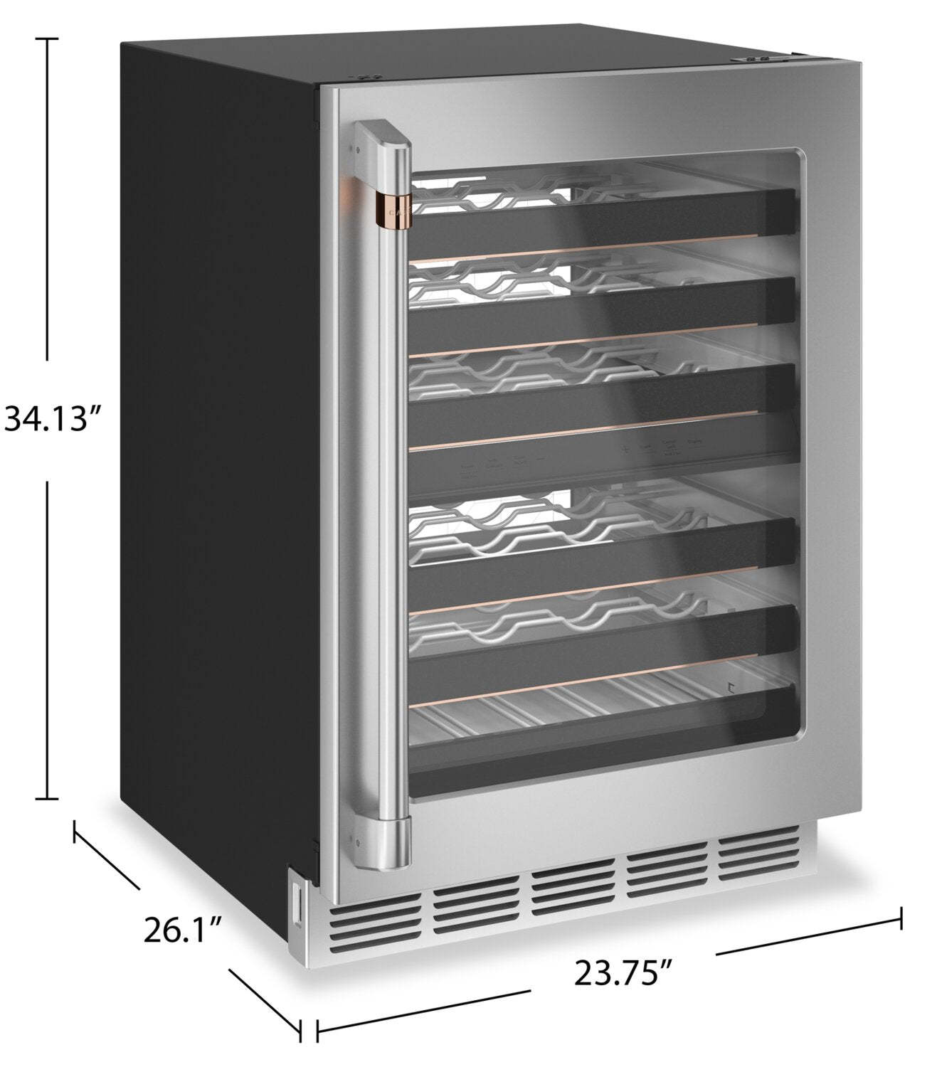 Refroidisseur à vin Café de 4,7 pi³ et de 24 po - acier inoxydable - CCP06DP2PS1