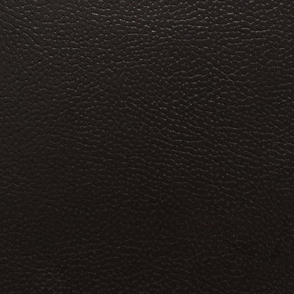 Fabriqué au Canada Pouf Addison 37 en similicuir - Noir mûre | Pouf Addison de 37 po fabriqué au Canada d'apparence cuir - noir mûre