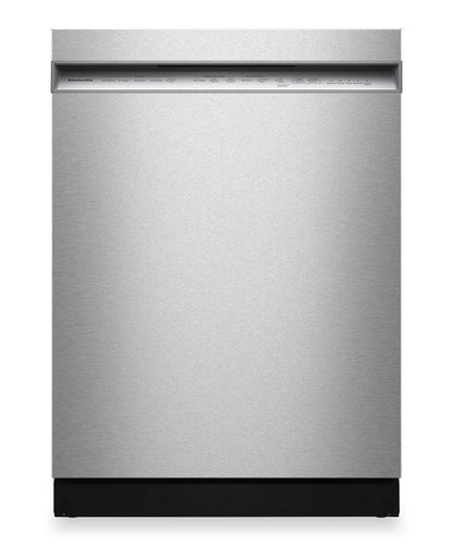 Lave-vaisselle KitchenAid de 24 po et de 41 dBA avec 3e panier à jets - acier inoxydable avec fini PrintShieldMC - KDFS324SPS