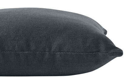 Coussin d'appoint classique intérieur/extérieur - Gris foncé | Coussin décoratif classique pour l'intérieur et l'extérieur - gris foncé | LX1029DP