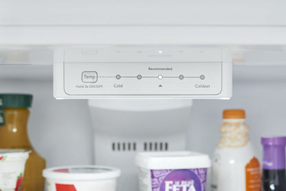 Réfrigérateur Frigidaire de 30” et de 18 pi3 à congélateur supérieur - acier inoxydable résistant aux traces de doigts - FRTE1835AV