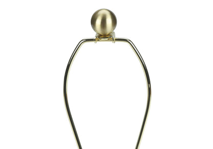 25 Black Concrete with Gold Accent Table Lamp|Lampe de table de 25 po béton noir avec touches dorées