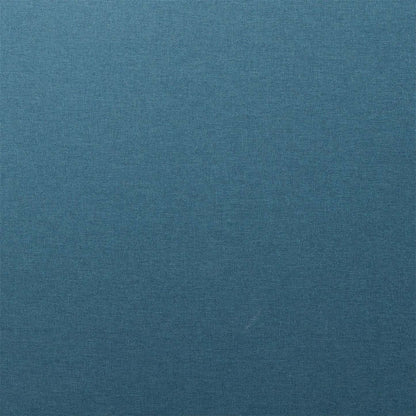 Chaise Novalee 35 en tissu d'apparence lin avec accoudoirs évasés et capitonnage de boutons - Bleu | Fauteuil Novalee de 35 po en tissu d'apparence lin avec accoudoirs évasés et capitonnage à boutons - bleu