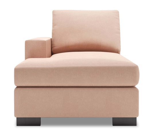 Sofa Lab Track LAF Chaise - Pax Rose | Fauteuil long de droite Track de la collection Sofa Lab - Pax Rose | TR243249
