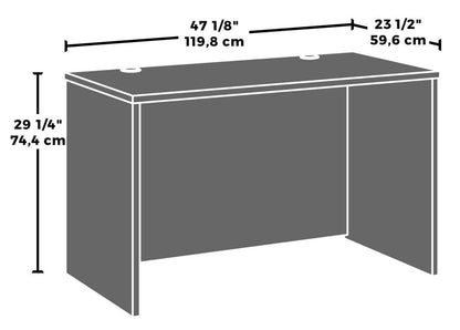 Affirm 47.17 Commercial Grade Office Desk - Hudson Elm|Bureau Affirm de 47,17 po de qualité commerciale - orme Hudson