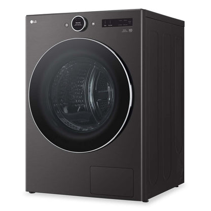 LG 7,8 pi³ Sécheuse à pompe à chaleur - acier noir - empilable - DLHC6702B | LG 7,8 Cu. Fort. Sécheuse à pompe à chaleur - Acier noir - Empilable - DLHC6702B