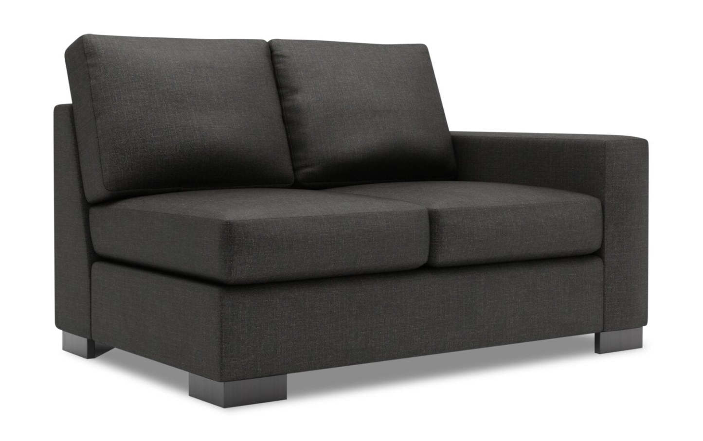 Sofa Lab Track RAF Loveseat - Luna Kohl | Causeuse de droite Track de la collection Sofa Lab - Luna Kohl | TR222691