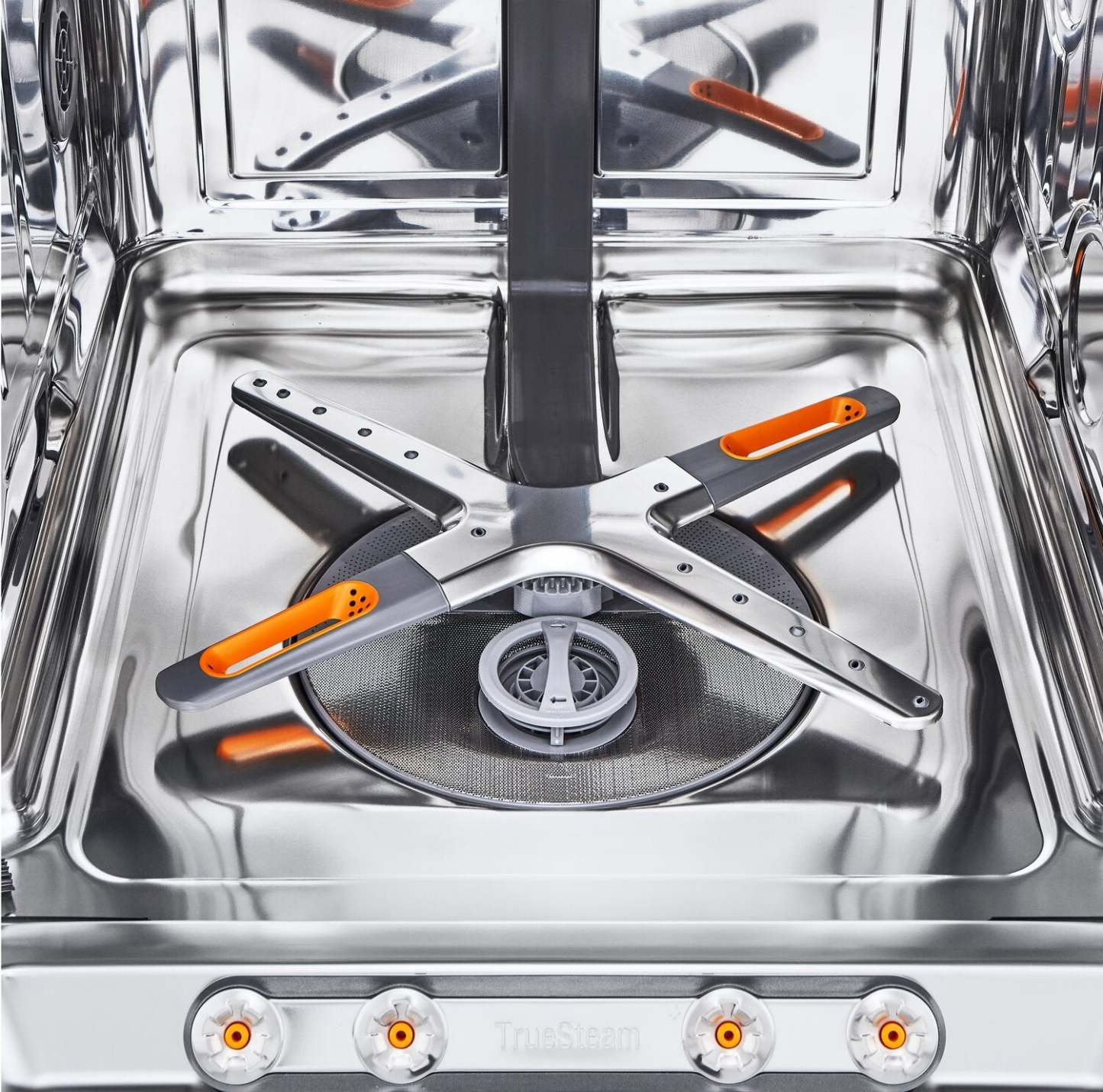 Lave-vaisselle intelligent encastré LG à 44 dBA de 24 po avec commandes sur le dessus et QuadWashMC Pro - Acier inoxydable résistant aux traces…