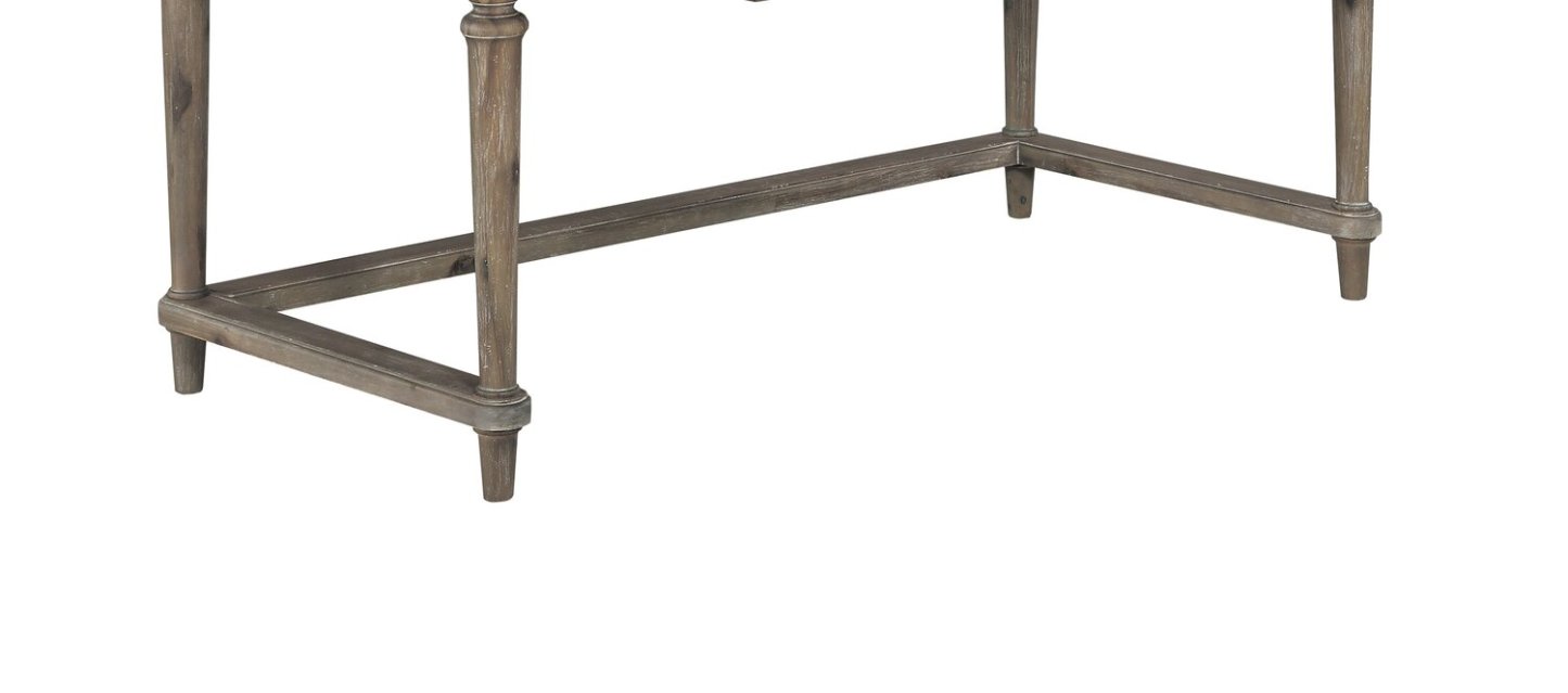 Winston 58 Writing Office Desk with 3-Drawers - Light Brown Driftwood|Bureau de travail Winston de 58 po à 3 tiroirs - bois de grève brun clair